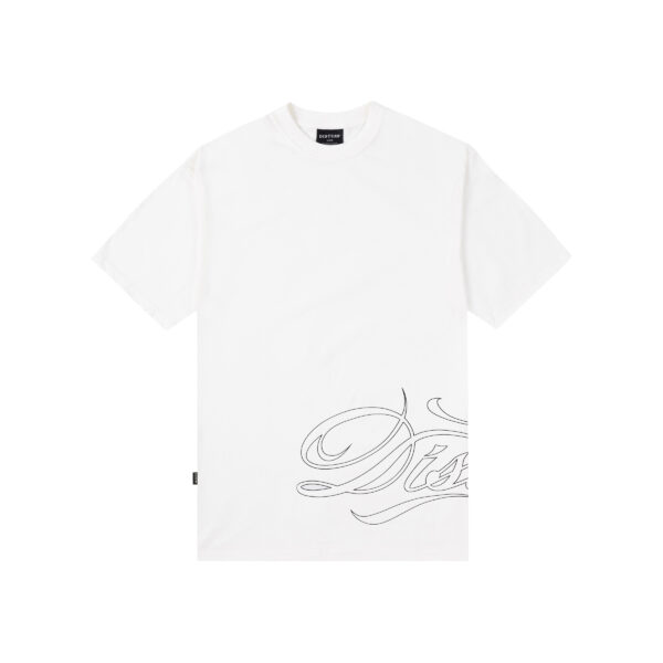 CAMISETA DISTURB SCRIPT BRANCO