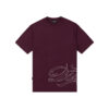 CAMISETA DISTURB SCRIPT VINHO