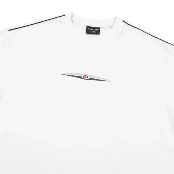 CAMISETA DISTURB ACUTE BRANCA