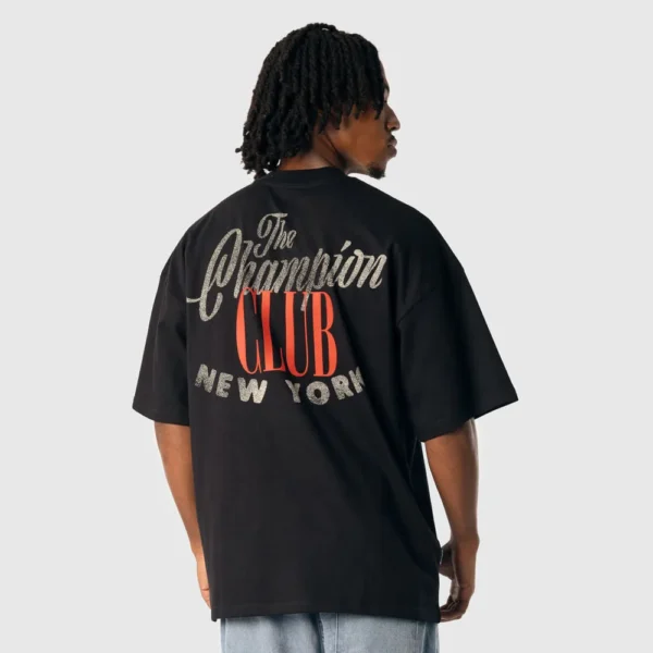 T79188B-58605F-2-009 CAMISETA OVERSIZED CHAMPION LIFE CLUB NY INK