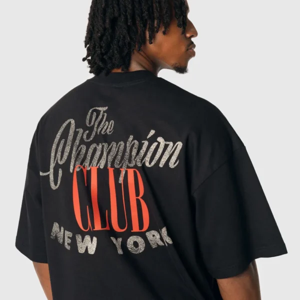 T79188B-58605F-4-009 CAMISETA OVERSIZED CHAMPION LIFE CLUB NY INK