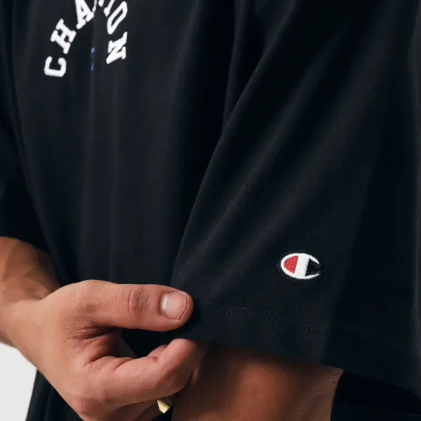 CAMISETA OVERSIZED CHAMPION LIFE ARCH C LOGO INK