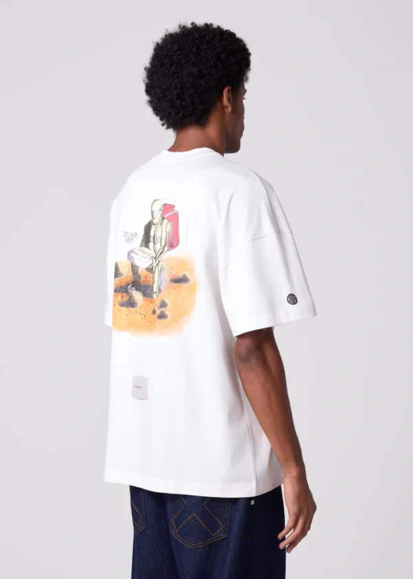 CAMISETA THE SAINT OVERSIZED 0 GRAVITY DELIVERY BRANCO
