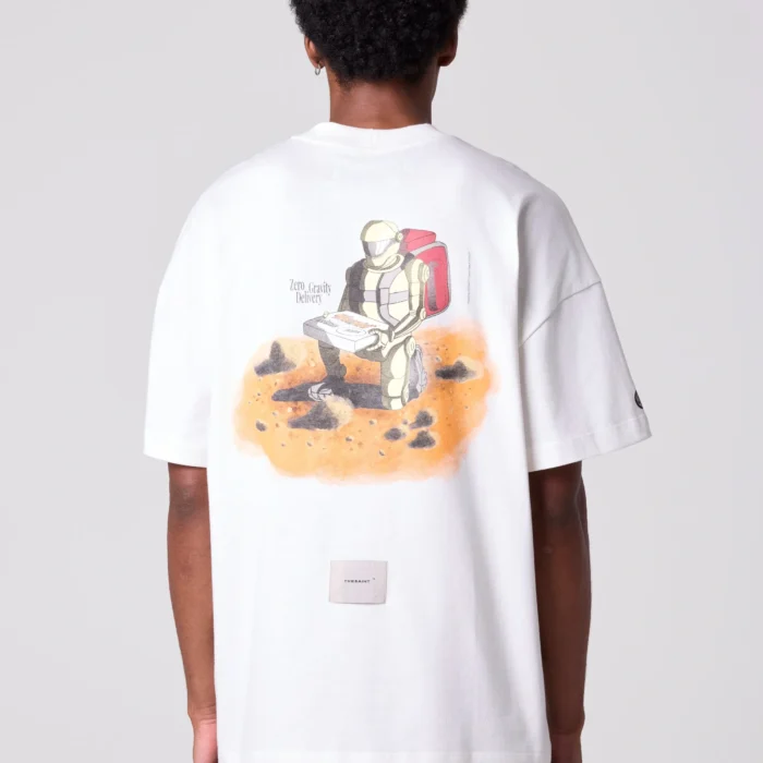 CAMISETA THE SAINT OVERSIZED 0 GRAVITY DELIVERY BRANCO