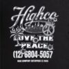 CAMISETA HIGH COMPANY COMPANY LOVE THE PEACE PRETA