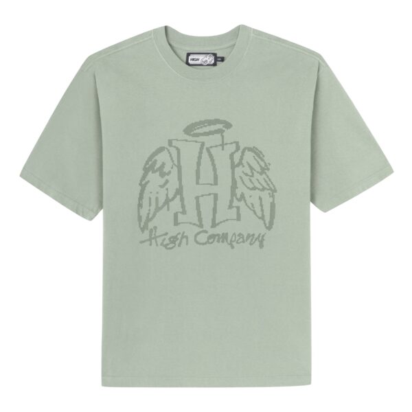 CAMISETA HIGH COMPANY WINGS VERDE CLARO