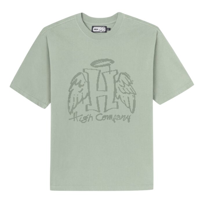 CAMISETA HIGH COMPANY WINGS VERDE CLARO