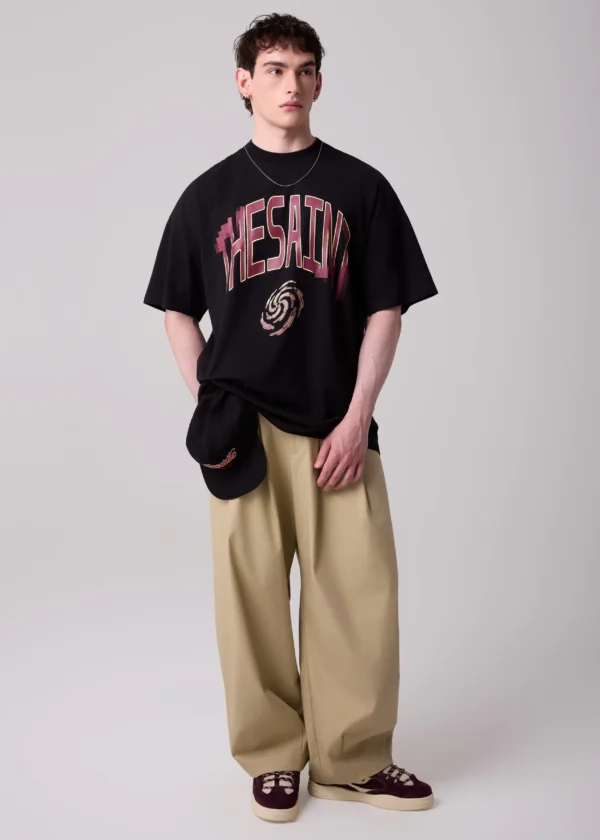 CAMISETA THE SAINT OVERSIZED TIME MACHINE PRETA