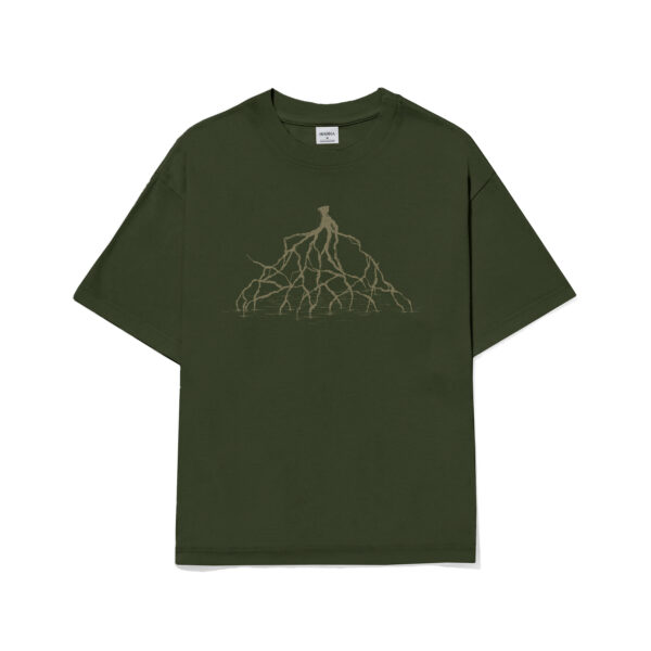 CAMISETA BARRA CREW RAIZES VERDE