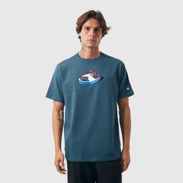 CAMISETA CHAMPION LIFE C FLOWERS