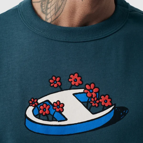 CAMISETA CHAMPION LIFE C FLOWERS
