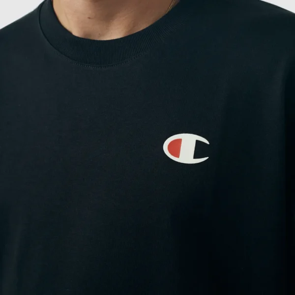 GT40B-CHPNANO-3-009 CAMISETA CHAMPION LIFE BOXY NANO TEXT INK