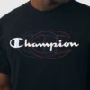 CAMISETA CHAMPION LIFE RIBBED SCRIPT C LOGO