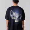 CAMISETA THE SAINT OVERSIZED GEMLIGHT PRETA