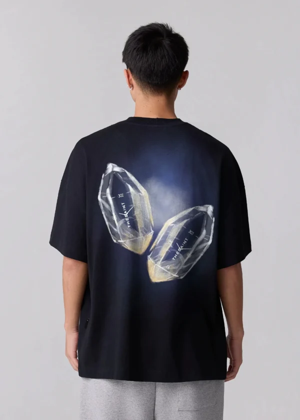 CAMISETA THE SAINT OVERSIZED GEMLIGHT PRETA