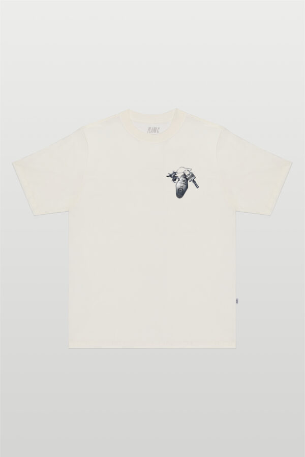 CAMISETA PLANO C KEYCHAINS OFF WHITE