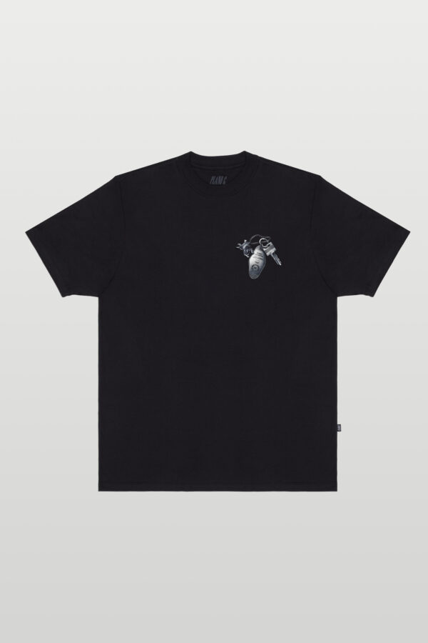 CAMISETA PLANO C KEYCHAINS PRETO