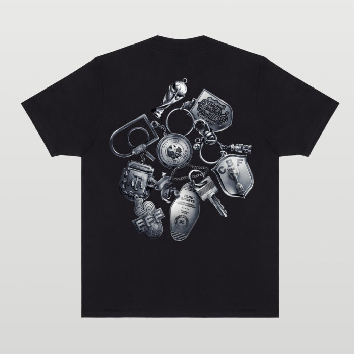 CAMISETA PLANO C KEYCHAINS PRETO