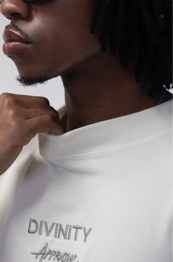 CAMISETA OVERSIZED APPROVE DIVINITY ANGELS OFF WHITE