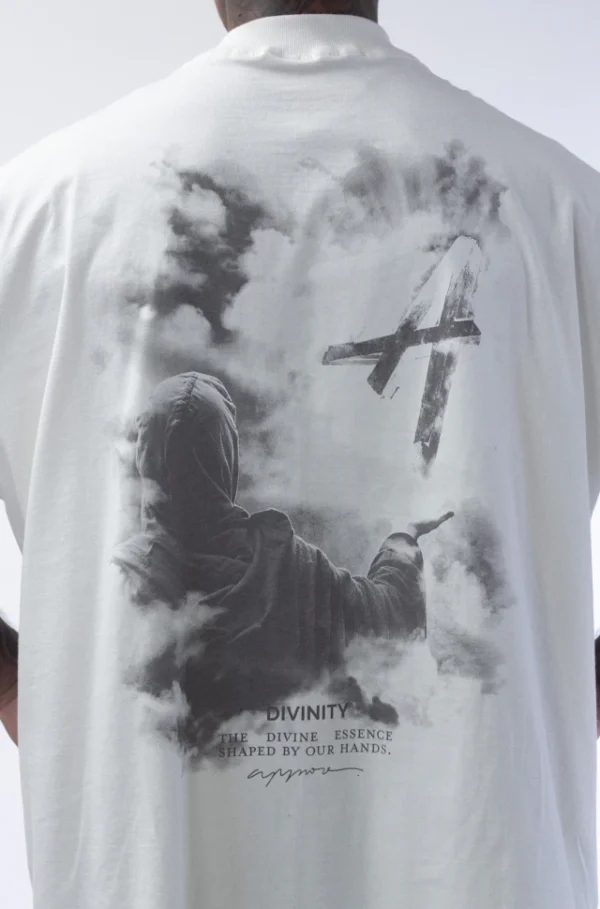 CAMISETA OVERSIZED APPROVE DIVINITY LIGHT OFF WHITE