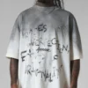 CAMISETA OVERSIZED APPROVE GARDEN WRITING OFF WHITE