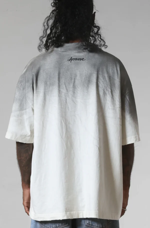 CAMISETA OVERSIZED APPROVE GARDEN WRITING OFF WHITE