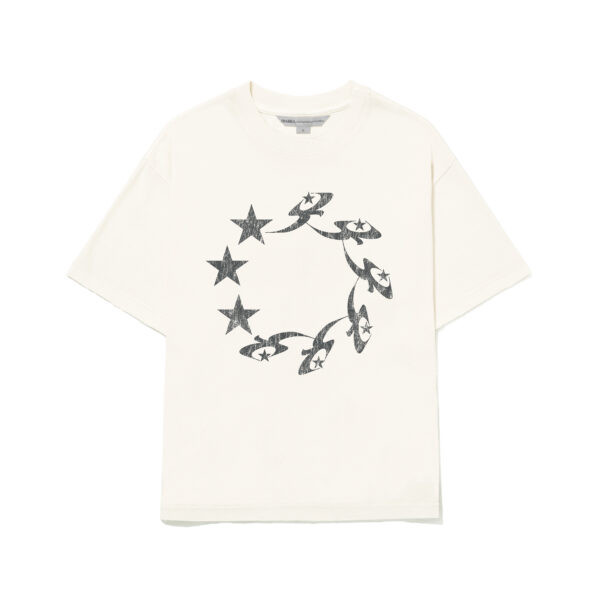 CAMISETA BARRA CREW B TRIBAL OFF WHITE