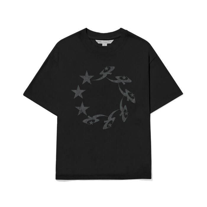 CAMISETA BARRA CREW B TRIBAL PRETA
