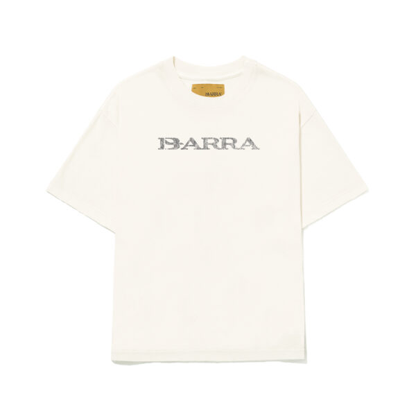 CAMISETA BARRA CREW BARRA LOGO REMIX OFF WHITE