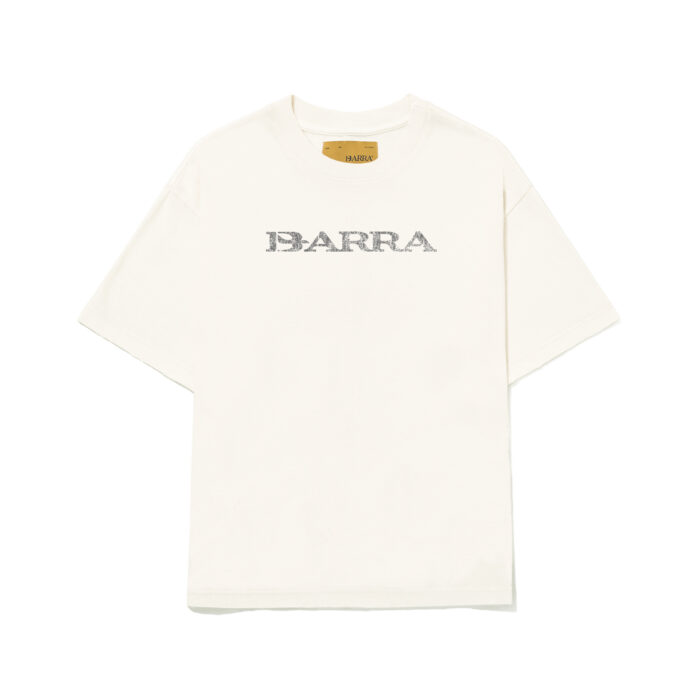 CAMISETA BARRA CREW BARRA LOGO REMIX OFF WHITE