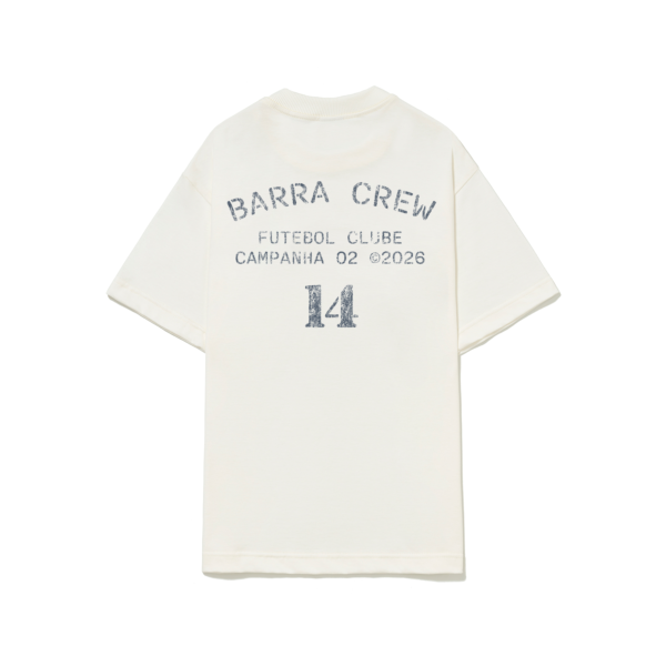 CAMISETA BARRA CREW BFC OFF WHITE