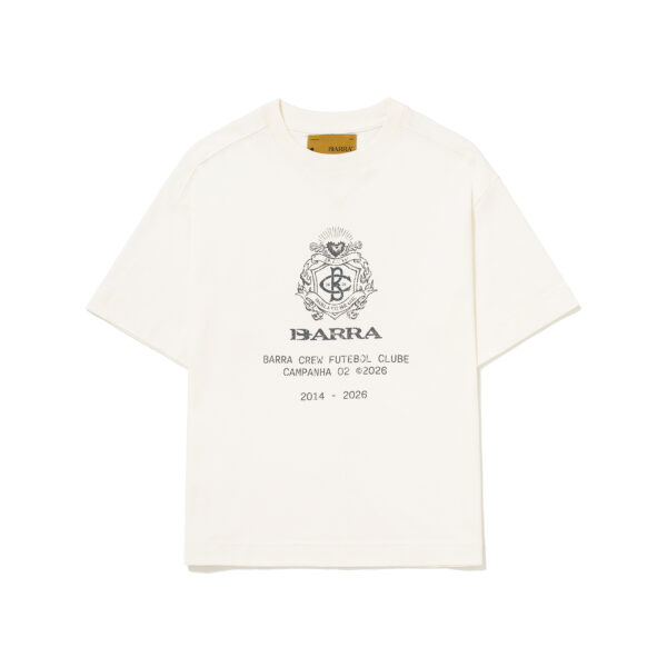CAMISETA BARRA CREW BRASAO OFF WHITE