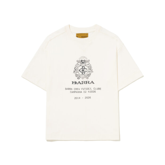 CAMISETA BARRA CREW BRASAO OFF WHITE