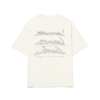 CAMISETA BARRA CREW CROQUI OFF WHITE