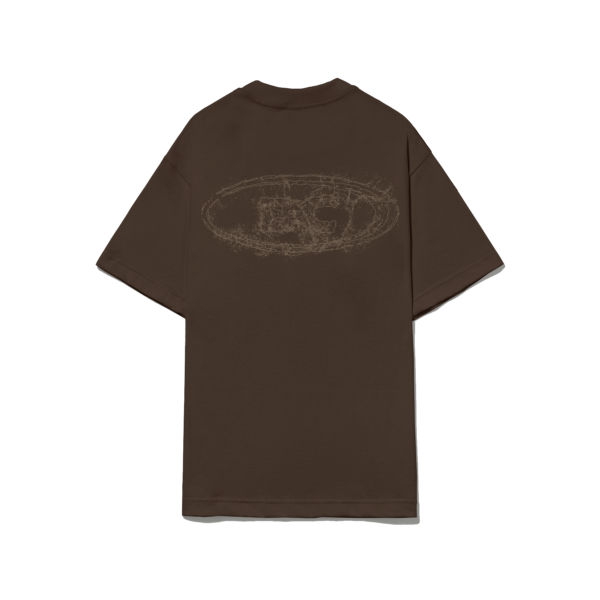 CAMISETA BARRA CREW GOODS LOGO REMIX MARROM
