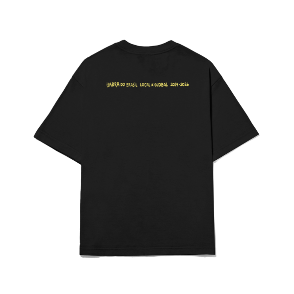 CAMISETA BARRA CREW ICONOGRAFIA PRETA
