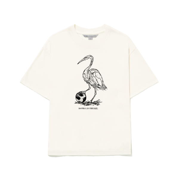 CAMISETA BARRA CREW NATIVA OFF WHITE