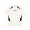 CAMISETA BARRA CREW RECORTADA BARRA REMIX OFF WHITE