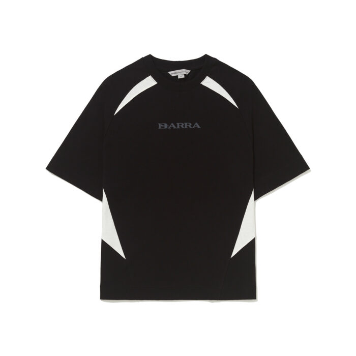 CAMISETA BARRA CREW RECORTADA BARRA REMIX PRETA