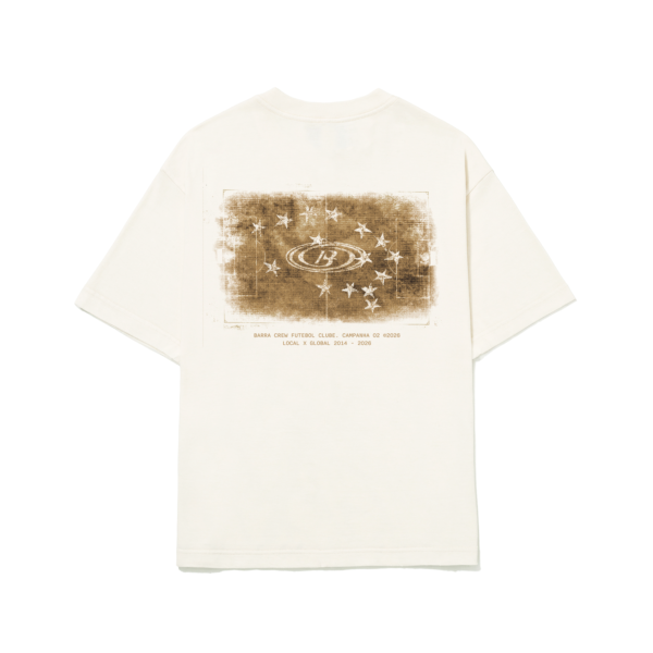 CAMISETA BARRA CREW VARZEA OFF WHITE