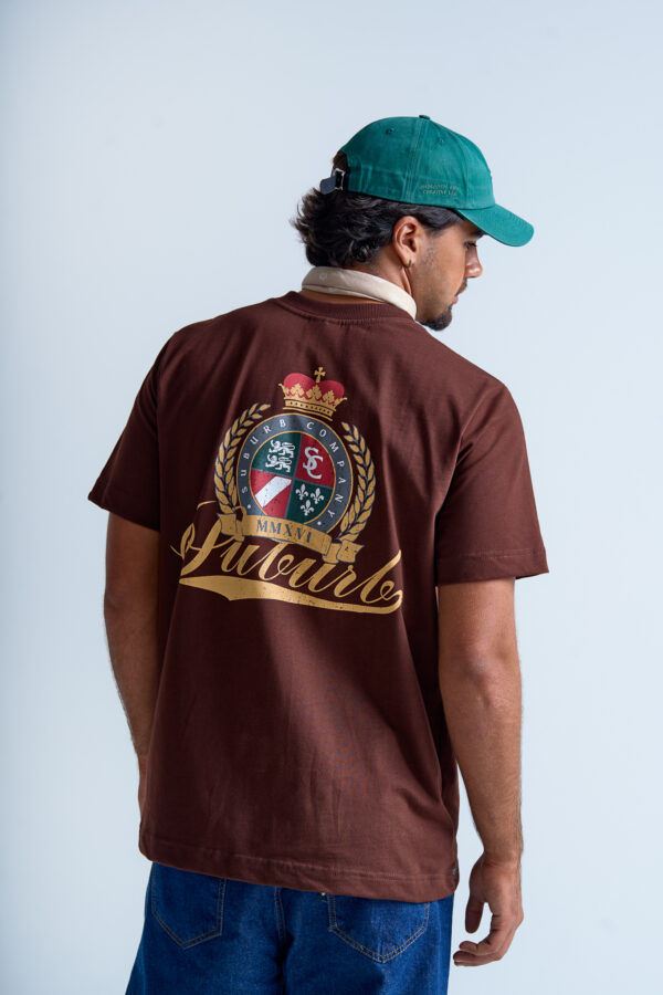 CAMISETA SUBURB COMPANY BRASAO MARROM