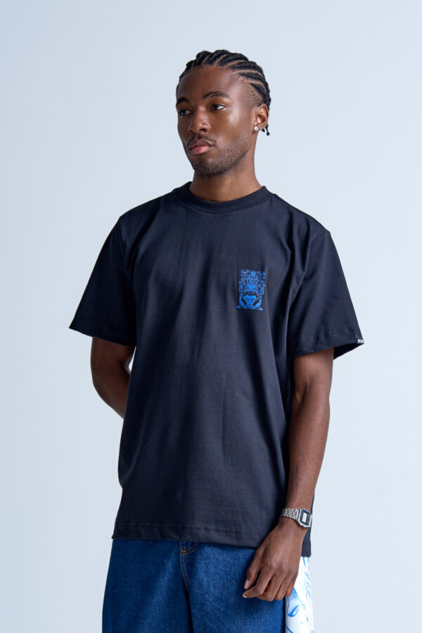 CAMISETA SUBURB COMPANY HAND PAINTED PRETA
