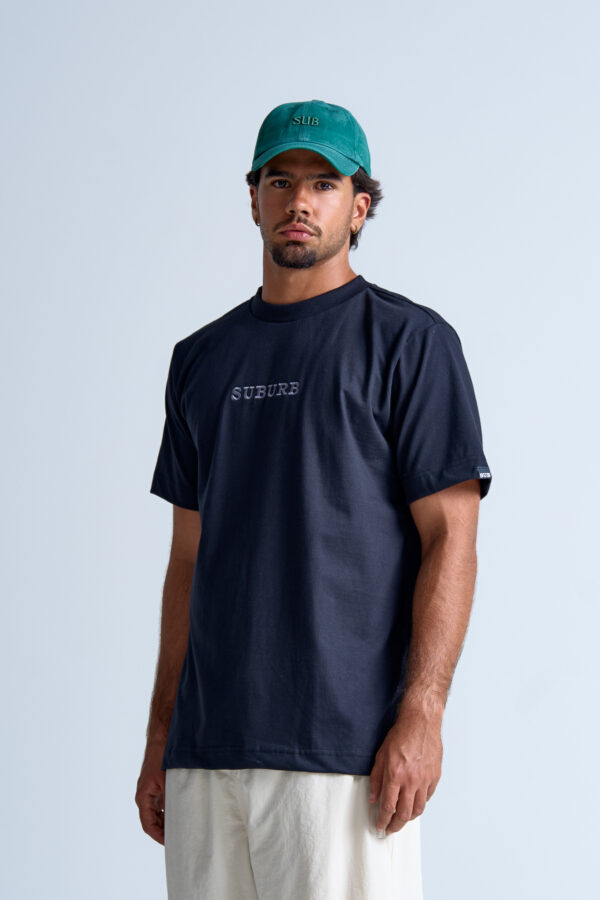 CAMISETA SUBURB COMPANY EMBROIDERY MARINHO