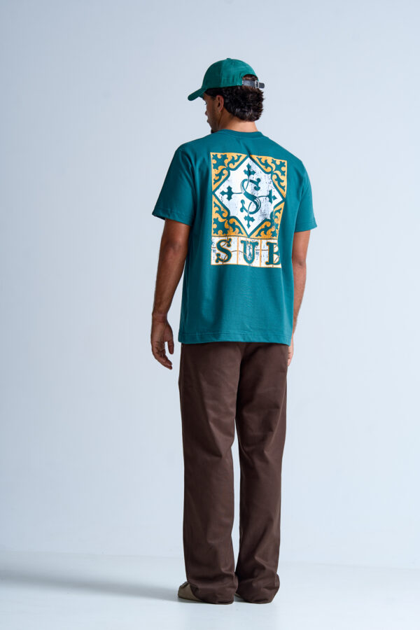 CAMISETA SUBURB COMPANY TILES VERDE