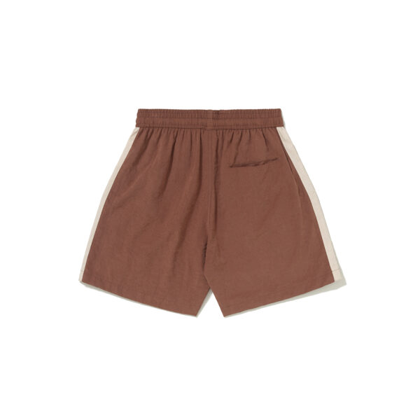 SHORT BARRA CREW ESPORTIVO CLASSICO MARROM