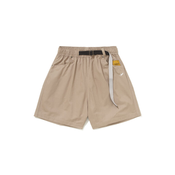 SHORT BARRA CREW SARJA TECH BEGE