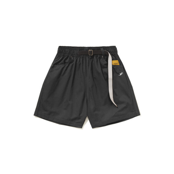 SHORT BARRA CREW SARJA TECH PRETO