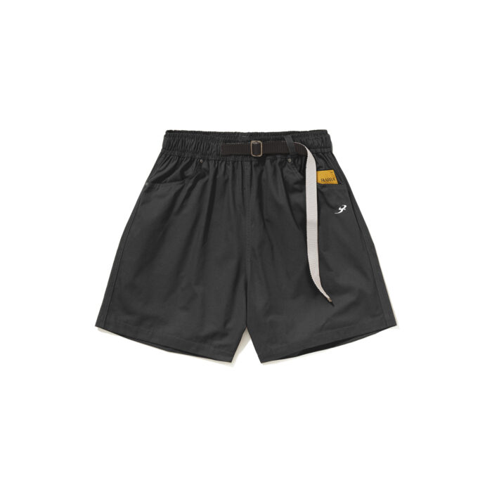 SHORT BARRA CREW SARJA TECH PRETO