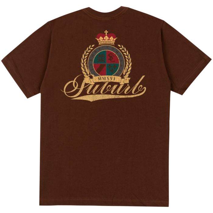 CAMISETA SUBURB COMPANY BRASAO MARROM