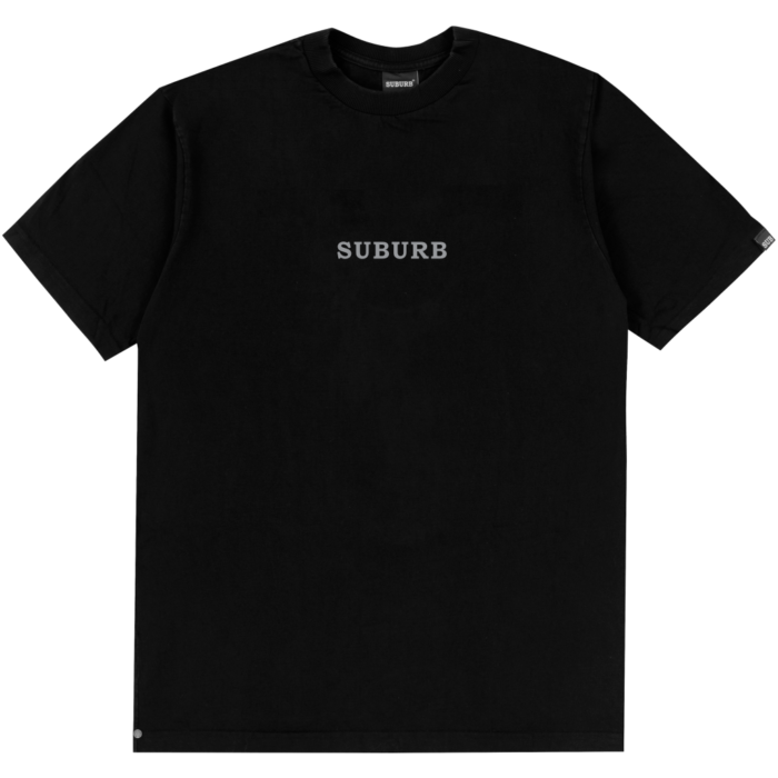 CAMISETA SUBURB COMPANY EMBROIDERY PRETA